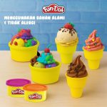 KIOS ES KRIM FUNDOH Mainan Dapur Plastisin Set Pembuat Kue Es Krim Edukatif Mainan Clay Anak Perempuan Slime Alat Masak Masakan Edukasi Peran Kitchen Toys