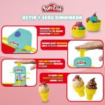 KIOS ES KRIM FUNDOH Mainan Dapur Plastisin Set Pembuat Kue Es Krim Edukatif Mainan Clay Anak Perempuan Slime Alat Masak Masakan Edukasi Peran Kitchen Toys