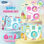 Alat Makan Bayi MPASI FREE BPA Baby Feeding Set Newbietech