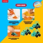 Mainan Anak Mobil Truk Konstruksi Magic Sand