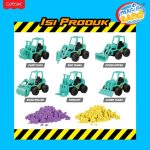 Mainan Anak Mobil Truk Konstruksi Magic Sand