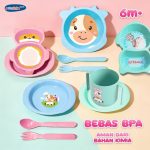 Alat Makan Bayi MPASI FREE BPA Baby Feeding Set Newbietech