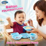 Alat Makan Bayi MPASI FREE BPA Baby Feeding Set Newbietech