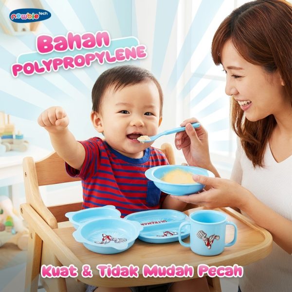 Alat Makan Bayi MPASI FREE BPA Baby Feeding Set Newbietech