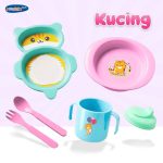 Alat Makan Bayi MPASI FREE BPA Baby Feeding Set Newbietech