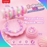 Funbead sea kerang gelang glow in the dark aksesoris anak perempuan