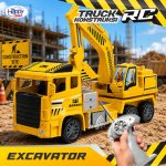 Mainan Remot Control Truk Excavator Happy Truck