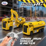 Mainan Remot Control Truk Excavator Happy Truck
