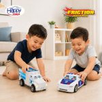 Mainan Anak Viral Mobil MBG Polisi Friction Happy Truck