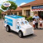 Mainan Anak Viral Mobil MBG Polisi Friction Happy Truck