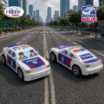 Mainan Anak Viral Mobil MBG Polisi Friction Happy Truck