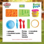 Mainan Edukasi Anak Tema Makanan Tradisional Fundoh Kue Putu