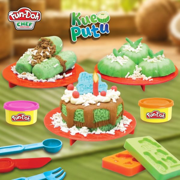 Mainan Edukasi Anak Tema Makanan Tradisional Fundoh Kue Putu