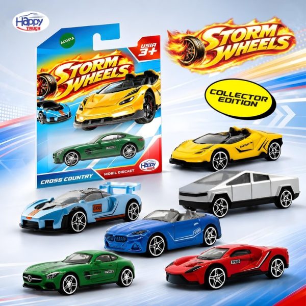 Storm Hot Wheel Mainan Mobil Balap Happy Truck