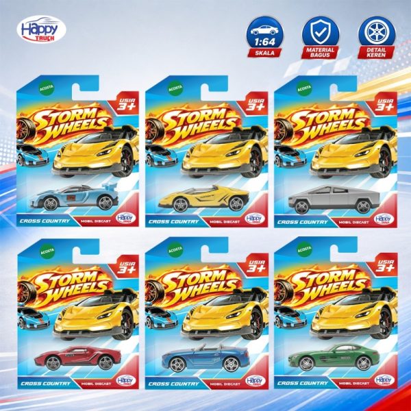 Storm Hot Wheel Mainan Mobil Balap Happy Truck