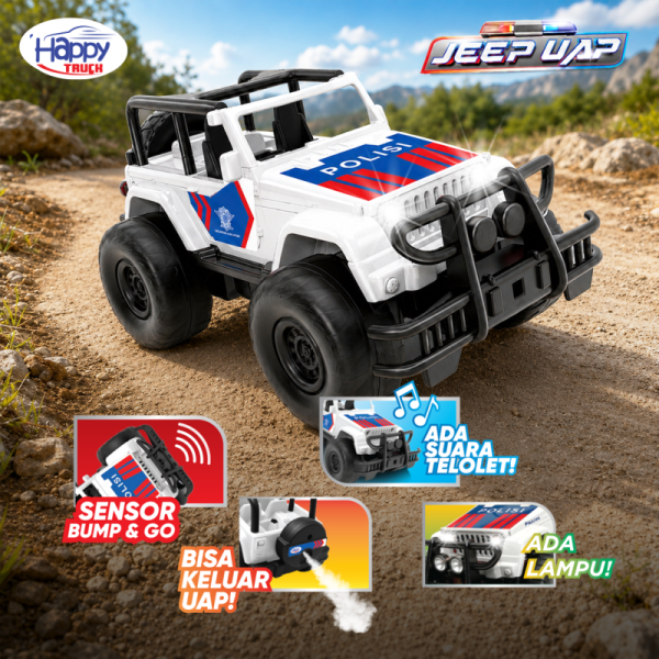 Mobil Jeep Uap Happy Truck