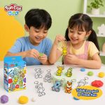 Mainan Fundoh Clay Gantungan Kunci Set Anak Aman dan Tidak Beracun