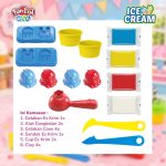 Mainan Fundoh Clay Ice Cream Set Anak Aman dan Tidak Beracun